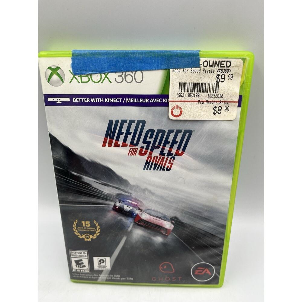 Need for Speed: Rivals (Microsoft Xbox 360, 2013) Tested Free Shipping
